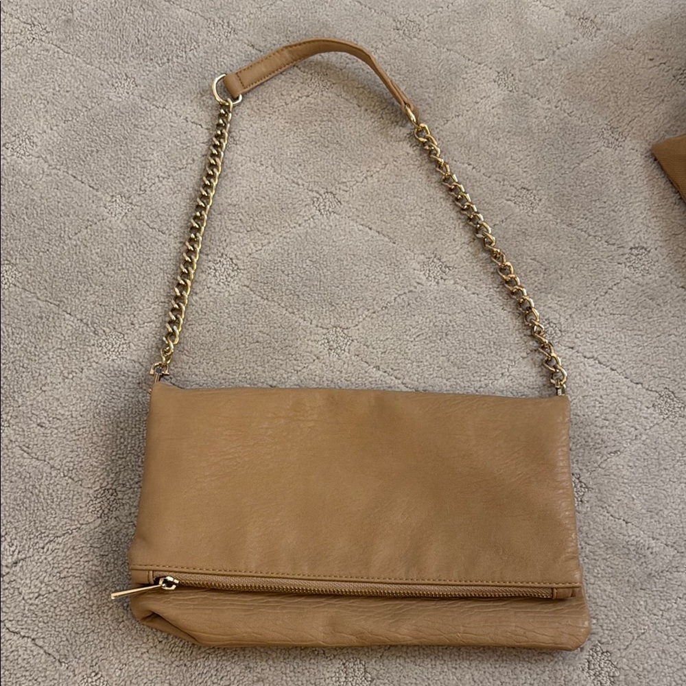 Express Faux Leather Shoulder Bag